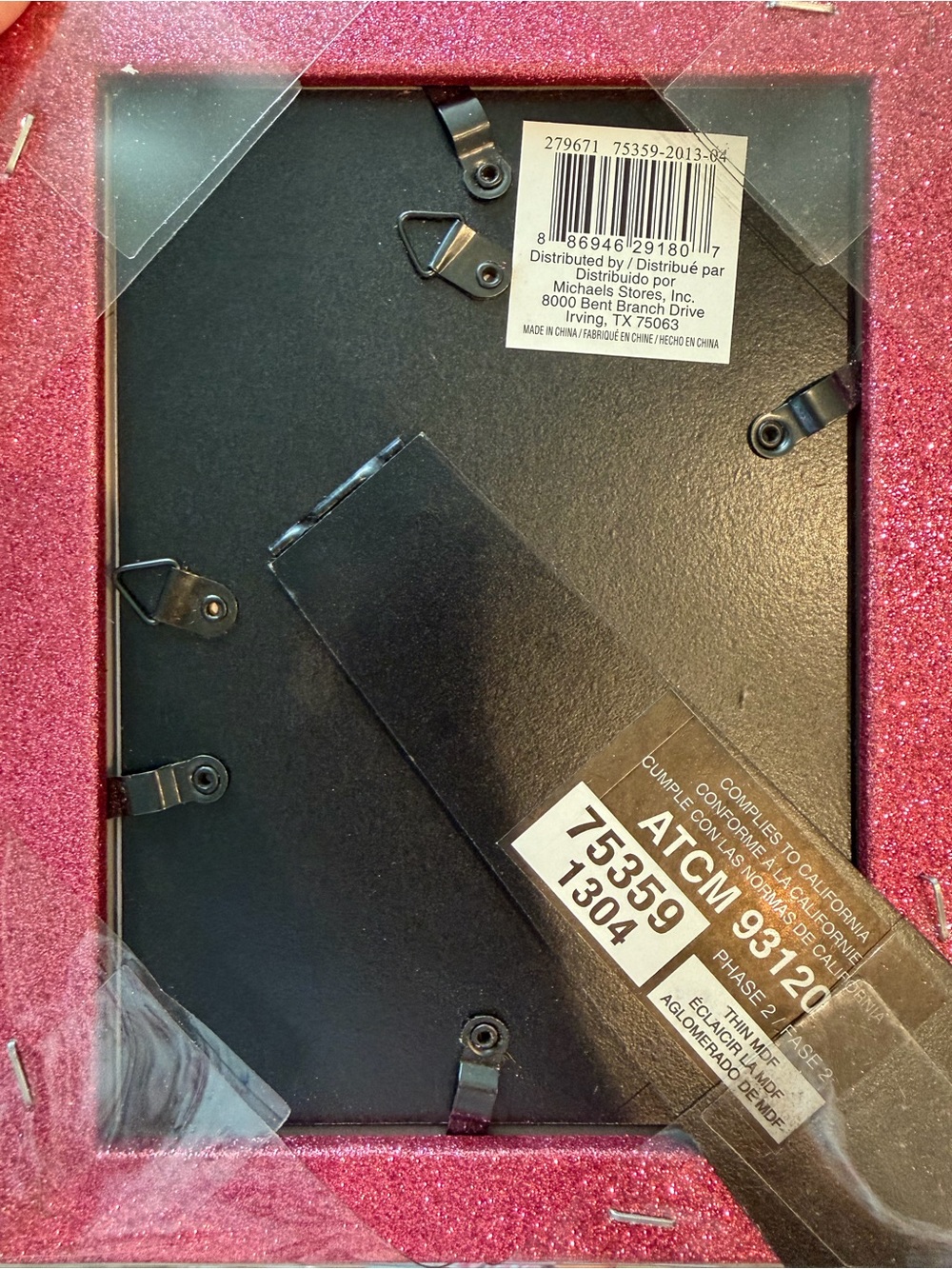 Glittery Pink Photo Frame - Brand New! - Picture 2 of 5